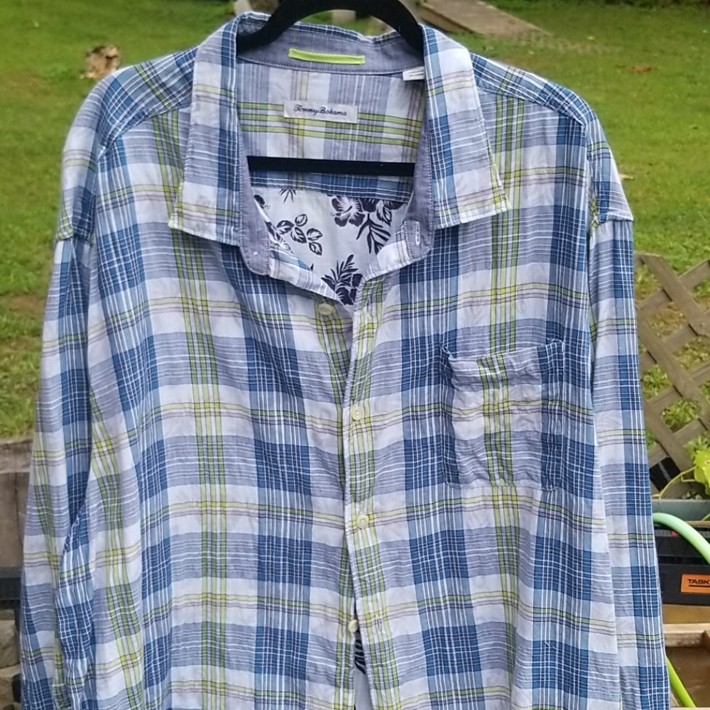 100% cotton Tommy Bahamas shirt